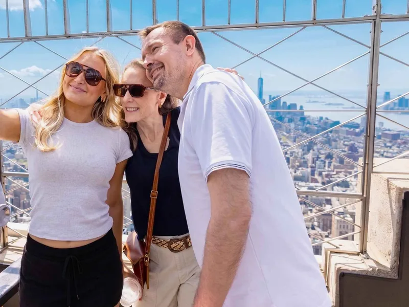 The Empire State Building observation deck and its history museum, an iconic New York landmark